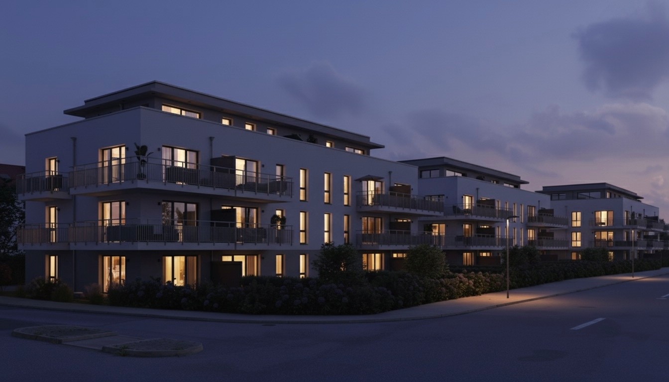 Aussenansicht bei Nacht